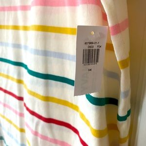 Brand New Rainbow Striped Tee!